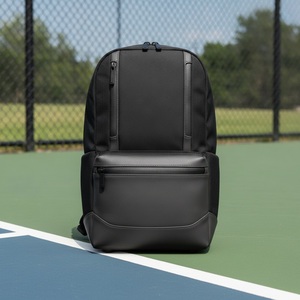 Pickleball Compact Technical <b>Backpack</b> with Base-Wrap Trim Holds 1 Paddle 420D Matte Custom Logo Wholesale - Product Image 3