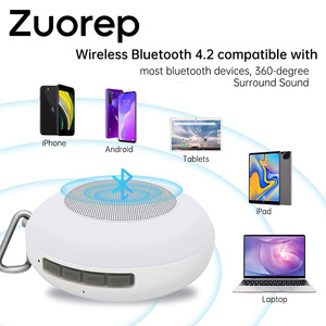 Zuorep Portable Wireless <b>Speaker</b> Waterproof Touch Night Lamp <b>Speaker</b> - Product Image 5
