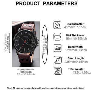 ชุดนาฬิกาควอตซ์ปฏิทินธุรกิจลำลองแฟชั่นผู้ชาย <span class=keywords><strong>soki</strong></span> - Product Image 4