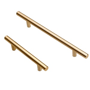 Poignée de porte de placard moderne en acier inoxydable en forme de T, poignées réglables pour cuisine et commode - Product Image 2