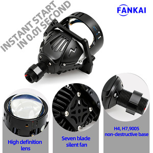 Phare LED FANKAI 58W 6000K 30000LM, intégration faisceau haut et bas, ajustement universel pour la mise à niveau et la rénovation automobile - Product Image 3