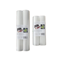 Sacs de scellage sous vide en rouleau, compatibles avec tous les scelleurs sous vide, sans BPA, gaufrés, compatibles avec les micro-ondes, lavables au lave-vaisselle, personnalisés