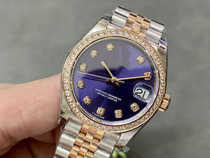 นาฬิกาสแตนเลสสตีลอัตโนมัติกันน้ำกลไกนาฬิกากันน้ำสีน้ำเงินออกแบบโดยดีไซเนอร์ของผู้ชาย - Product Image 4