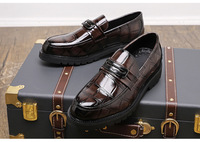 Livraison Rapide Nouveaux Mocassins d'Affaires Grande Taille en Cuir Verni à Enfiler Vente en Gros Immédiate