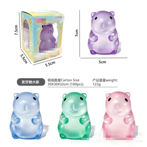 ของเล่นบีบคลายเครียดรูปโลมาขายดี - บีบได้ ฟังเพลงได้ คืนรูปช้าๆ คาปิบารา - Product Image 2