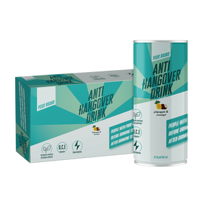 Bebida Nutricional Lista para Máquinas Expendedoras, Soluciones de Bebidas Proteicas Estables a Temperatura Ambiente, Bebida Anti-Resaca, Fórmula AHD - Product Image 1