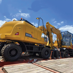 Excavatrice hydraulique de marque supérieure, nouvelle excavatrice sur roues W915E de 15 tonnes pour les projets de construction et de terrassement - Product Image 6