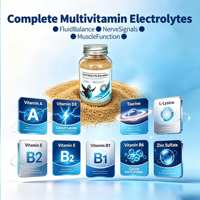 Poudre d'électrolytes pour oiseaux, perroquets, pigeons, volailles, soutien à l'équilibre hydrique avec vitamines, calcium, zinc, 60g