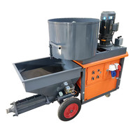 Machine à projeter du mortier 711 avec fonction de mélange, 7,5 kW, 380 V, multifonctionnelle pour béton, plâtre et enduit mural