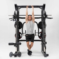 Rack de musculation tout-en-un robuste, appareil d'entraînement multifonction professionnel pour la musculation en salle de sport commerciale