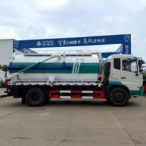 Camión de Succión de Aguas Residuales DONGFENG 4x2, Camión Cisterna de 12000 Litros, Limpiador de Fosas Sépticas, Vehículo de Succión de Lodos, China - Product Image 3