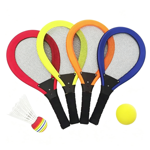 Lightweight Kids Badminton Rackets with Soft Grip Durable <b>Strings</b> for Children Play - Product Image 3