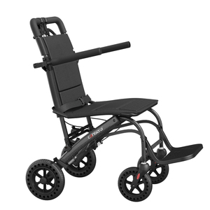 כסא גלגלים מתקפל נייד קל משקל מדגם קנסרה 49 לקשישים, ידני במיוחד, עגלת נכים, לטיפול שיקומי במטוס - Product Image 2