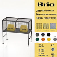 Brio 2500*1000*2000 200kg Armoire de rangement industrielle en métal massif pour outils et équipements de travail en usine, à fixer sur le capot de voiture