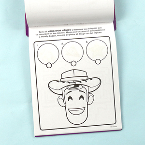 Colorato Stampa Del Fumetto Per Bambini di Disegno Giocattoli di Attività Magic Pen di Scrittura Libro Con Adesivi <span class=keywords><strong>Colorati</strong></span> - Product Image 6