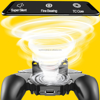 Factory MEMO AK77 contrôleur de jeu de batterie intégré à Six doigts pour manette de déclenchement PUBG avec ventilateur de refroidissement pour IOS et Android Mobile