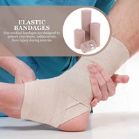 Kustom elastis warna kulit Medis katun spandeks tinggi elastis polos krep gulungan perban medis