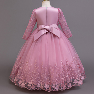 All'ingrosso In-Stock per bambini abito In pizzo a maniche lunghe <span class=keywords><strong>farfalla</strong></span> abito <span class=keywords><strong>da</strong></span> passerella per ragazze regalo di natale - Product Image 6