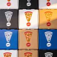 Boîtes à pizza en carton ondulé avec logo imprimé personnalisé, boîtes en papier en gros