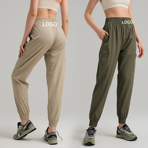 Pantaloni Cargo estivi larghi e traspiranti ad asciugatura rapida ad alta elasticità da <span class=keywords><strong>donna</strong></span> pantaloni sportivi Casual da esterno con elastico in vita - Product Image 3