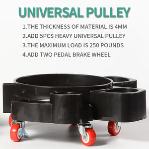 ホイールフィルターガード付きカークリーニングウォッシュバケットダートリムーバーフィルター自動ディテールツール用品 - Product Image 3