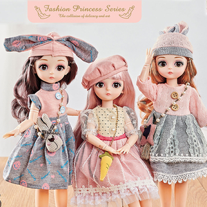 Nuovissime <span class=keywords><strong>Bambole</strong></span> di Moda da 31 cm (12 Pollici) con 20 Snodi Mobili, Giocattoli in Plastica Stile Cartone Animato, Regalo per Ragazze con Vestiti Meravigliosi - Product Image 3