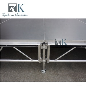 Easy Setup Portable Aluminum <b>Stage</b> <b>Platform</b> Event <b>Stage</b> Strong Load Capacity for Parties Performances - Product Image 5