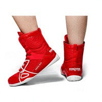 Chaussures de boxe et de lutte RONGDODO montantes personnalisables avec logo, en microfibre respirante, soutien de la cheville pour les arts martiaux - Vente en gros pour distributeurs