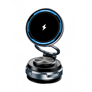 Support de téléphone magnétique puissant à ventouse, chargeur sans fil rapide 15W pour tableau de bord, pare-brise, miroir - Product Image 2