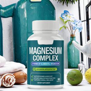 Capsules de glycinate de magnésium OEM/ODM d'origine usine, complément pour la mémoire et le sommeil, 90 capsules, conditionnement en bouteille, vente en gros - Product Image 2