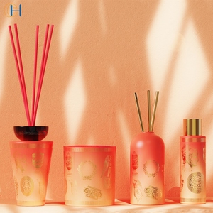 C & H OEM ODM gradiente di colore <span class=keywords><strong>divino</strong></span> Relax arredamento per la casa Set di candele curative olio essenziale Spray per camera e <span class=keywords><strong>diffusore</strong></span> di Reed - Product Image 6