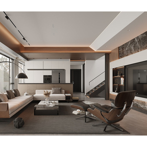 Ensemble de meubles de chambre à coucher de luxe pour villa, penthouse, suite de chambre principale d'hôtel 5 étoiles moderne pour résidence haut de gamme de grande surface - Product Image 2