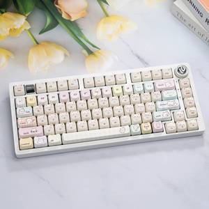 คีย์บอร์ดแบบมีสาย LEOBOG รุ่น Hi75c RGB แบบปรับแต่งได้ โครงสร้างอะลูมิเนียมแบบ Gasket ออกแบบตามหลักสรีรศาสตร์สำหรับเดสก์ท็อป เสียงมาจองใหม่ ไร้เสียงรบกวน - Product Image 5