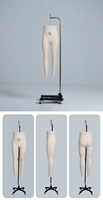 Mannequin de couture femme européen pour bas du corps, mannequin de coupe pour pantalon homme, personnalisable pour la confection de patrons et la couture