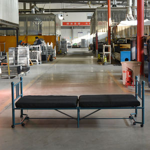 Divano Letto Pieghevole con Materasso, Telaio in Metallo, Lettino Pieghevole per Ospiti, Letto Portatile Salvaspazio - Product Image 3