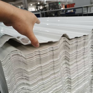 Hoja de techo <span class=keywords><strong>trapezoidal</strong></span> estable UPVC <span class=keywords><strong>para</strong></span> proyectos de casas al aire libre Demandas estéticas Tejas arquitectónicas - Product Image 1