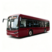 Châssis de bus urbain électrique automatique Guangtong de 11 m pour transport de passagers, vitesse optionnelle de 71 à 90 km/h, conduite à gauche