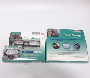 <span class=keywords><strong>Gafas</strong></span> <span class=keywords><strong>de</strong></span> Lectura para <span class=keywords><strong>Presbicia</strong></span> ONE POWER <span class=keywords><strong>de</strong></span> Alta <span class=keywords><strong>Calidad</strong></span> con Montura Pequeña Neutra, Estilo Cuadrado a la Moda en Material <span class=keywords><strong>de</strong></span> PC Blanco Multi - Product Image 5