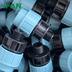 IFAN Trung Quốc nhà máy PE PP nén phụ kiện <span class=keywords><strong>TEE</strong></span> khuỷu tay HDPE phụ kiện thủy lợi cung cấp nước HDPE Ống phù hợp - Product Image 6