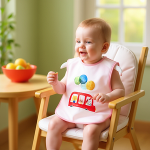 Cartoon Waterproof Bib 12/U Baby Feeding Apron - Product Image 2