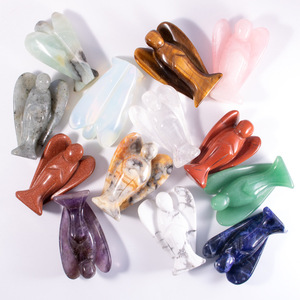 Donhai China natural stone <strong>crystal</strong> small hand carved <strong>crystal</strong> <strong>angel</strong> for christmas gifts - Product Image 4