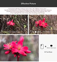 Objectif téléobjectif 2X pour photographie avec clip de fixation pour smartphones, objectif zoom pour iPhone, Android et tablettes