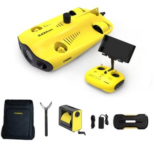 Robot <span class=keywords><strong>sous</strong></span>-<span class=keywords><strong>marin</strong></span> haute qualité CHASING <span class=keywords><strong>MINI</strong></span> S 100m, 5 thrusters, ROV télécommandé pour la plongée, drone de chasse - Product Image 2