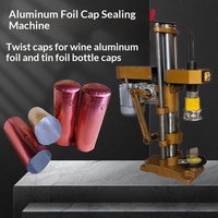 Machine automatique de capsulage de bouteilles de vin, machine de sertissage de bouchons en aluminium pour bouteilles en verre, pour la fermeture hermétique des bouteilles de spiritueux