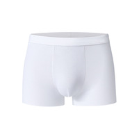 Caleçons boxers pour hommes, couleur unie, taille mi-haute, respirants, en tricot Spandex/Polyester, antibactériens, séchage rapide, écologiques, antistatiques