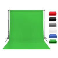 LEJIADA新製品不織布写真スタジオシンプルな背景布ピュアカラーグリーンスクリーン1.5M x 1M/2M/3M