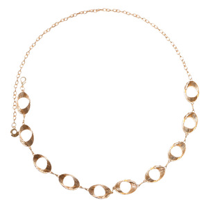 โซ่คาดเอวสีทอง ลายเรขาคณิตแบบโปร่ง ชั้นเดียว เครื่องประดับสำหรับงานปาร์ตี้สำหรับผู้หญิง - Product Image 5