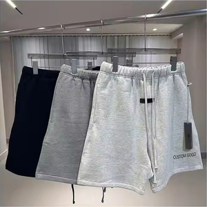 Shorts en coton personnalisés Shorts d'été pour hommes de haute qualité 100% coton Blancs surdimensionnés Streetwear Vente en gros Shorts essentiels pour hommes - Product Image 1