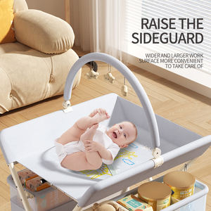 <span class=keywords><strong>Table</strong></span> <span class=keywords><strong>à</strong></span> <span class=keywords><strong>langer</strong></span> pliable multifonctionnelle <span class=keywords><strong>avec</strong></span> fonction de bain pour nouveau-nés - Product Image 4