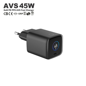<span class=keywords><strong>Cargador</strong></span> Display Gan de 45 W, Tipo C, Carga Rápida AVS para Apple <span class=keywords><strong>iPhone</strong></span>, Macbook, Adaptador de Teléfono, <span class=keywords><strong>Cargador</strong></span> PD <span class=keywords><strong>Original</strong></span> de 45 W para Samsung - Product Image 1